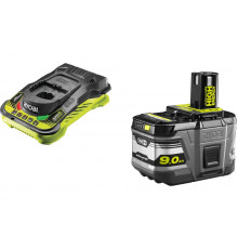 Набор Ryobi ONE+ RC18150-190 5133004421 аккумулятор (18 В, 9.0 A*ч; Li-Ion) и зарядное устройство RC18-150