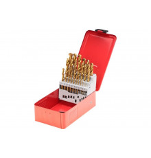 Набор сверл по металлу (25 шт; 1-13 мм; HSS-TiN; DIN 338 тип N) Ruko 250215T