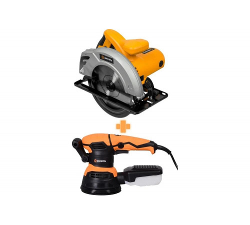 Набор инструментов Ресанта: шлифмашинка ЭШМ-125/5Э + пила циркулярная ДП-185/1600 902/28