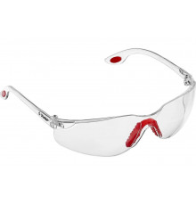 Прозрачные защитные очки Зубр Спектр 3 открытого типа, двухкомпонентные дужки 110315