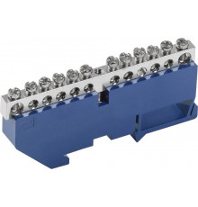 Шина IEK n "ноль" на din-изоляторе с никелевым покрытием шни-6x9-12-д-с YNN10-12-D-K07-N