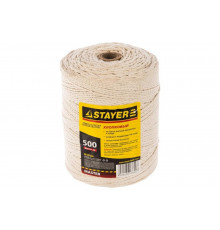 Хлопковый шпагат каменщика 500 м STAYER 50120-500