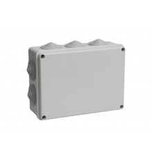 Распаечная коробка IEK, 190x140x70, IP55, КМ41244,10 гермовводов, ИЭК UKO11-190-140-070-K41-55