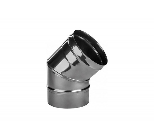 Колено Ferrum 0.8 мм, 90 гр, ф 115 мм f2418