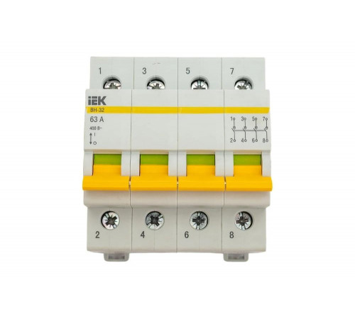 IEK ВН-32 63А/4П - надежный выключатель нагрузки для электрических сетей