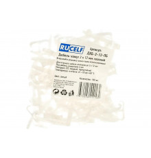 Дюбель-хомут RUCELF 2-12 мм, плоский, уп. - 100 шт. ДХБ-2-12-ПБ 00-00005901