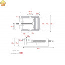 Станочные сверлильные тиски KRAFTOOL 150 мм 32715-150
