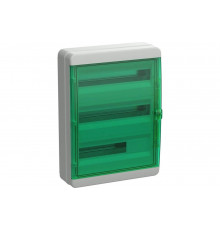 Корпус пластиковый IEK TEKFOR КМПн-54 IP65 зеленая прозрачная дверь TF5-KP72-N-54-65-K03-K06