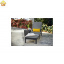 Шезлонг KETER Jaipur Sun lounger, with cushion графит 238416