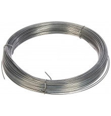 Стальная проволока СИБРТЕХ 50 м, оцинкованная, термообработанная 1 мм 84906