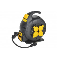 Удлинитель IEK Twist катушка ук10 2p+pe/10м, 3x1,5мм2, КГ, автосмотка, ip44 TW-KP27-16-04-10-44