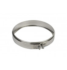 Хомут обжимной Ferrum 0.5 мм, ф140 f4908