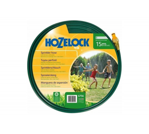 Разбрызгивающийся шланг для полива 15 м с коннекторами Hozelock 6756 6756P3600