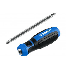 Переставная отвертка ЗУБР Профессионал-П2 SL6/PH2 25029
