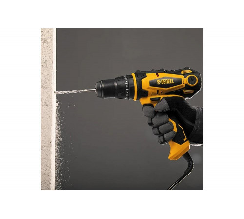 Сетевая ударная дрель-шуруповерт Denzel ISD-300-13 - мощный инструмент для профессиональной работы