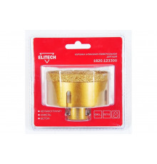 Коронка алмазная (83 мм; М14) ELITECH 1820.123300
