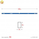 ЗУБР 2000 мм, усиленный уровень с зеркальным глазком 34590-200 Профессионал