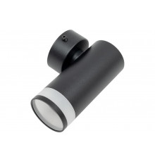 Настенный накладной светильник IEK Lighting 4008 под лампу gu10 черный LT-UBB0-4008-GU10-1-K02