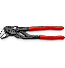 Переставные клещи-ключ Knipex 180 мм, 40 мм (1 1/2"), серые, 1К ручки, KN-8601180SB