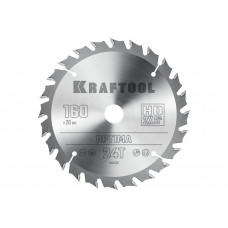 Диск пильный по дереву Optima 160x20 мм, 24Т KRAFTOOL 36951-160-20