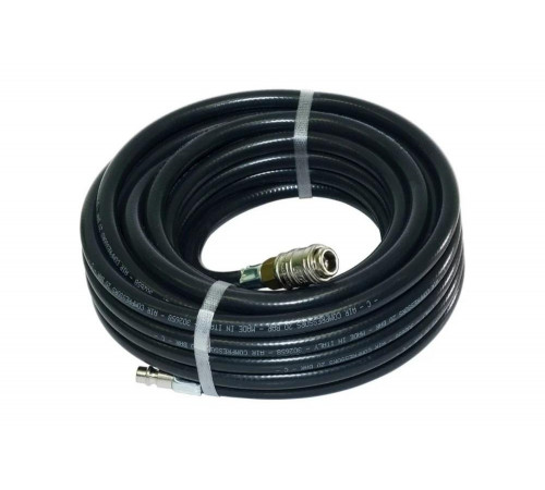 Шланг с фитингами рапид, маслостойкая термопластичная резина, 15 бар, 6x11 мм, 5 м FUBAG 170210