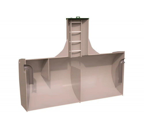 Горизонтальный промышленный пескоуловитель Экосети 30 лс ОВПП 108 ГОВПП108