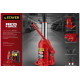 STAYER 20 т, 242-452 мм, домкрат бутылочный гидравлический RED FORCE 43160-20_z01 Professional