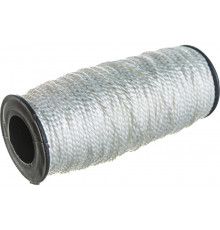 Крученый капроновый шнур 2мм, 50м катушка, 70кгс СИБРТЕХ Россия 93964