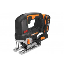 Аккумуляторный бесщеточный лобзик WORX 20 В, 2.5 Ачх1, ЗУ 2 А, кейс WORX WX542