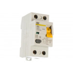 Выключатель дифференциального тока IEK 2п 40A 30mA тип AC ВД1-63 ИЭК MDV10-2-040-030