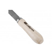 Полукруглый напильник 150 мм СИБРТЕХ деревянная ручка 16323