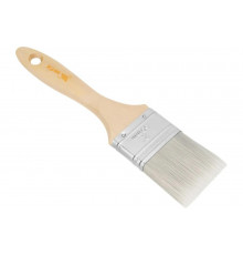 Плоская кисть для лаков MTX евро, 2", искусственная щетина, деревянная ручка 83087