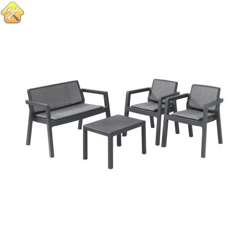 Комплект мебели Keter Emily Patio Set with cushions 17209815