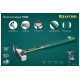KRAFTOOL 500 г, молоток цельнокованый слесарный THOR 20070-05
