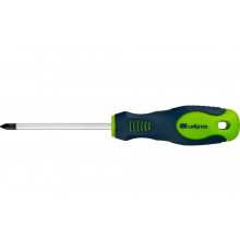 Отвертка, Ph1 х 80 мм CrV, 2-х компонентная рукоятка СИБРТЕХ 11839