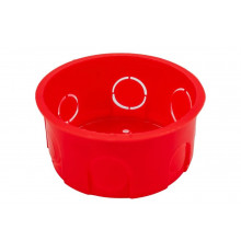 Распаечная коробка IEK КМ41007 для твердых стен d80x40 с крышкой UKT11-080-040-000