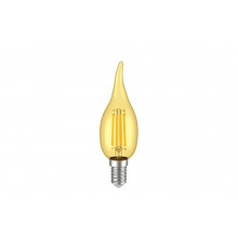 Лампа IEK серия 360 LED, CВ35, свеча на ветру, золото, 7вт, 230В, 2700К, E14 LLF-CB35-7-230-30-E14 -CLG