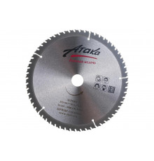 Диск пильный тонкий (255 мм; 60T; 30 мм) по дереву профи АТАКА 8078960