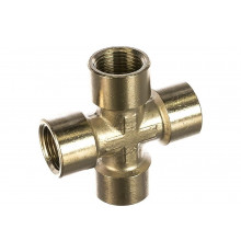 Переходник крестовина 1254/ 250/4 FFFF 1/2" GAV 34390