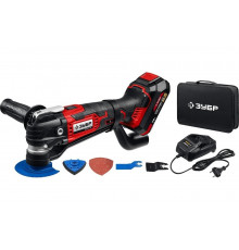 Реноватор ЗУБР 18 В, 1 АКБ (2 Ач), набор насадок, сумка МФИ-18-21