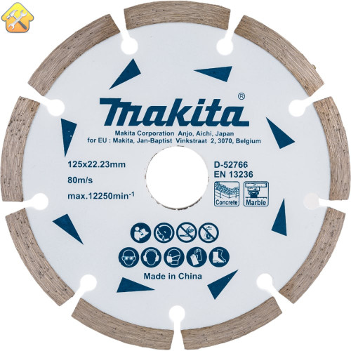 Алмазный диск Makita Эконом для бетона и мрамора 125x22.23x7 мм