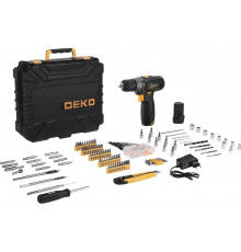 Аккумуляторная дрель-шуруповерт DEKO + набор из 193 инструмента для дома GCD12DU3 063-4138