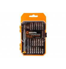 Прецизионная отвертка с набором насадок Вихрь 31 предмет в кейсе 73/6/2/15