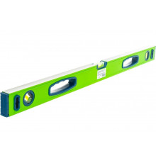 Алюминиевый фрезерованный уровень 3 глазка, магнитный, рукоятки, 800 мм СИБРТЕХ УСМ-0,5-800 34116