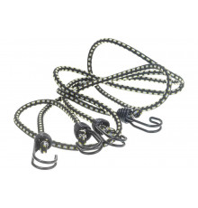 Крепежный шнур STAYER резиновый 120 см c двойным стальным крюком 2 шт 40506-120