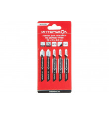 Пилки для лобзика по дереву T119B 76x51x2.0 мм, 5 шт ИНТЕРСКОЛ 34151.076