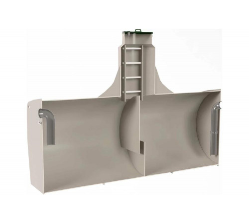 Подземный горизонтальный промышленный жироуловитель Экосети 9 лс СПК «ОВАС-А» 32 СПК32А