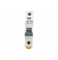 Автоматический выключатель IEK ARMAT M10N 1P C 16А AR-M10N-1-C016