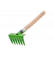Витые грабли с рукояткой, 6 зубьев, 300 мм СИБРТЕХ 61758