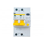 Автоматический выключатель дифференциального тока IEK 2п 3.5мод. C 32A 30mA тип AC 4.5kA АД-12 ИЭК MAD10-2-032-C-030